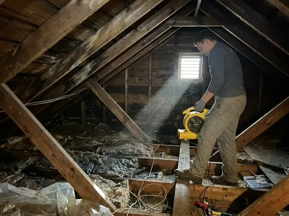attic-water-damage-drying-proc-007 — frequently asked questions, Emergency Water Extraction & 24/7 Flood Response in West Ra…